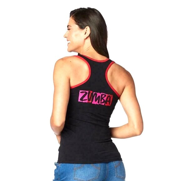 Zumba Rockin Like A Hurricane Racerback XS NWT - Picture 2 of 6